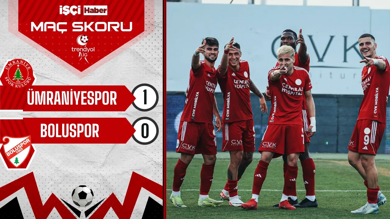 Ümraniyespor, Boluspor'u 1-0 mağlup etti