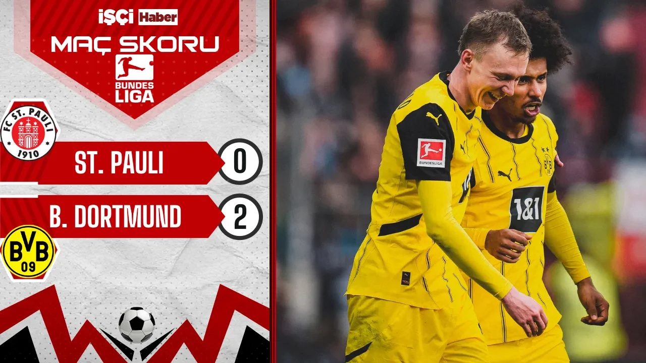 Borussia Dortmund, St. Pauli deplasmanında 2-0 kazandı!