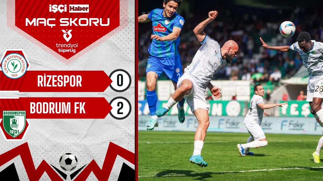 Bodrum FK, Rizespor deplasmanında 2-0 kazandı! Yenilmezlik serisi 6 maç oldu