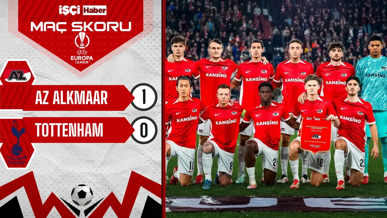 AZ Alkmaar, Tottenham'ı 1-0 mağlup etti! Rövanş öncesi avantajı kaptı