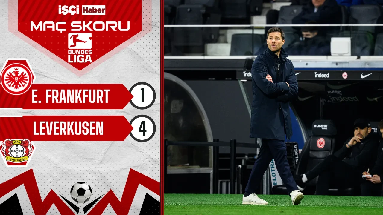 Bayer Leverkusen, Eintracht Frankfurt deplasmanında 4-1 kazandı! Batshuayi forma giydi