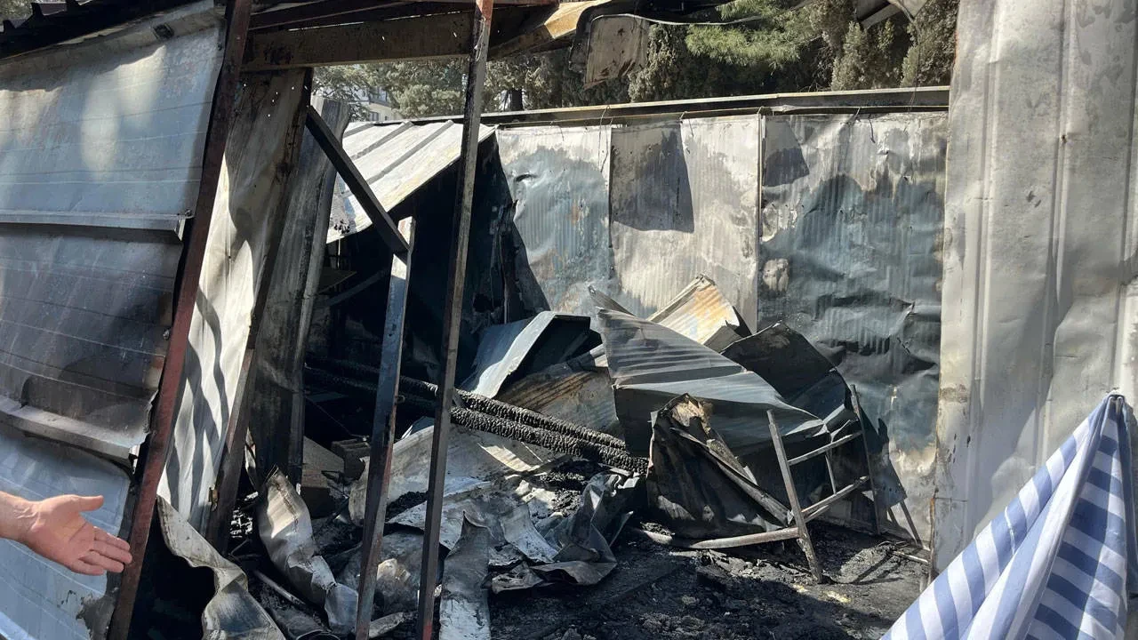 Hatay'da konteynerde yangın çıktı:1 işçi öldü