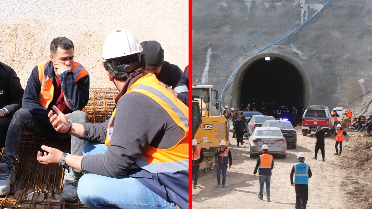 Kayseri'de hızlı tren inşaatında kaya düşmesi: 1 ölü, 1 yaralı