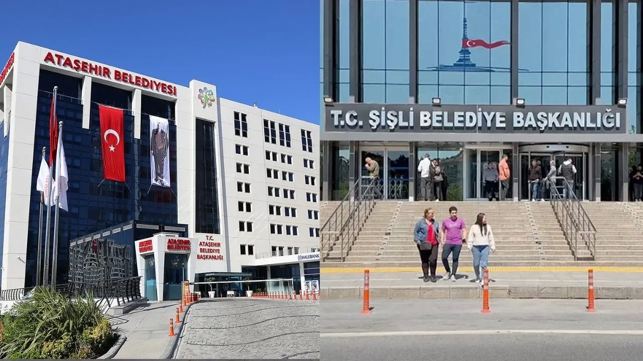 Ataşehir, Maltepe, Sarıyer, Şişli belediyelerinin eski çalışanlarının aralarında bulunduğu 34 şüpheli adliyede!