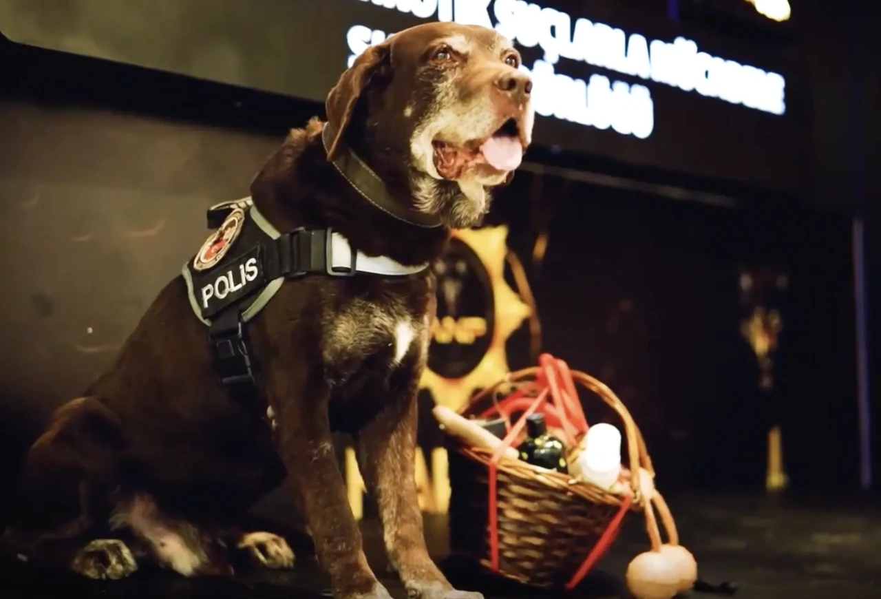 Suçluların korkulu rüyasıydı! Narkotik köpeği Toma emekli oldu