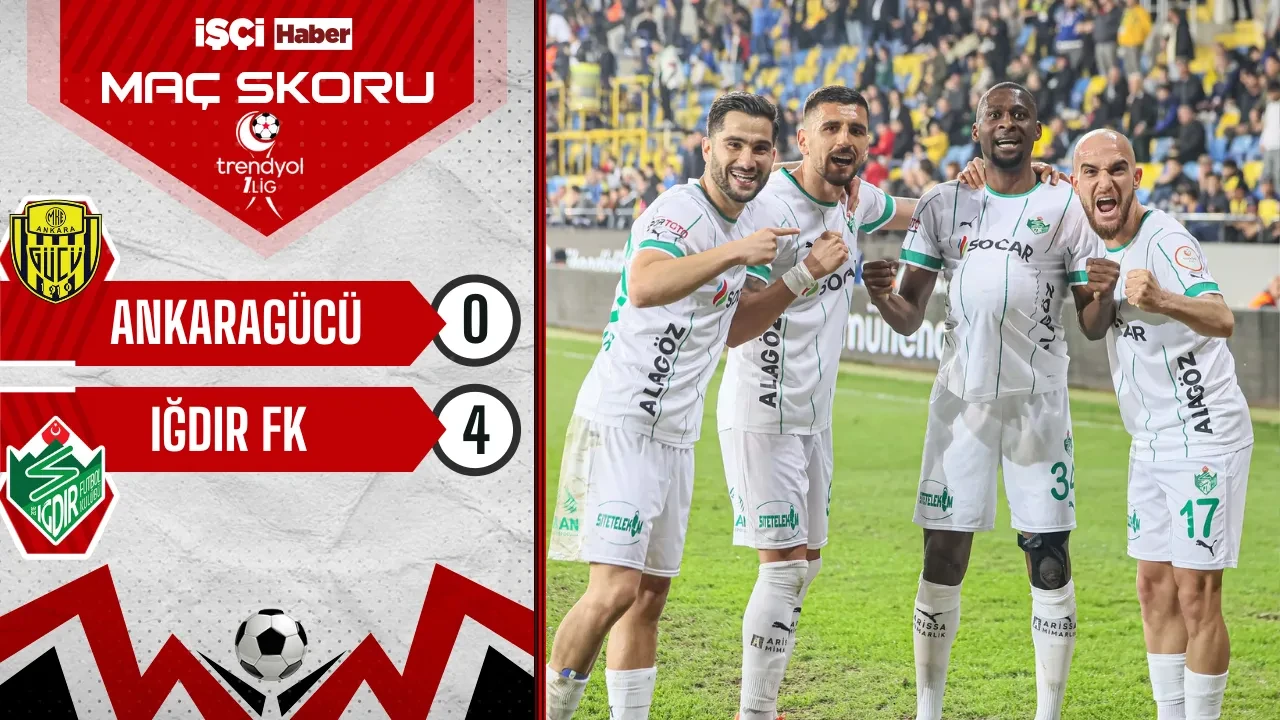 Iğdır FK, Ankaragücü deplasmanında 4 golle kazandı!