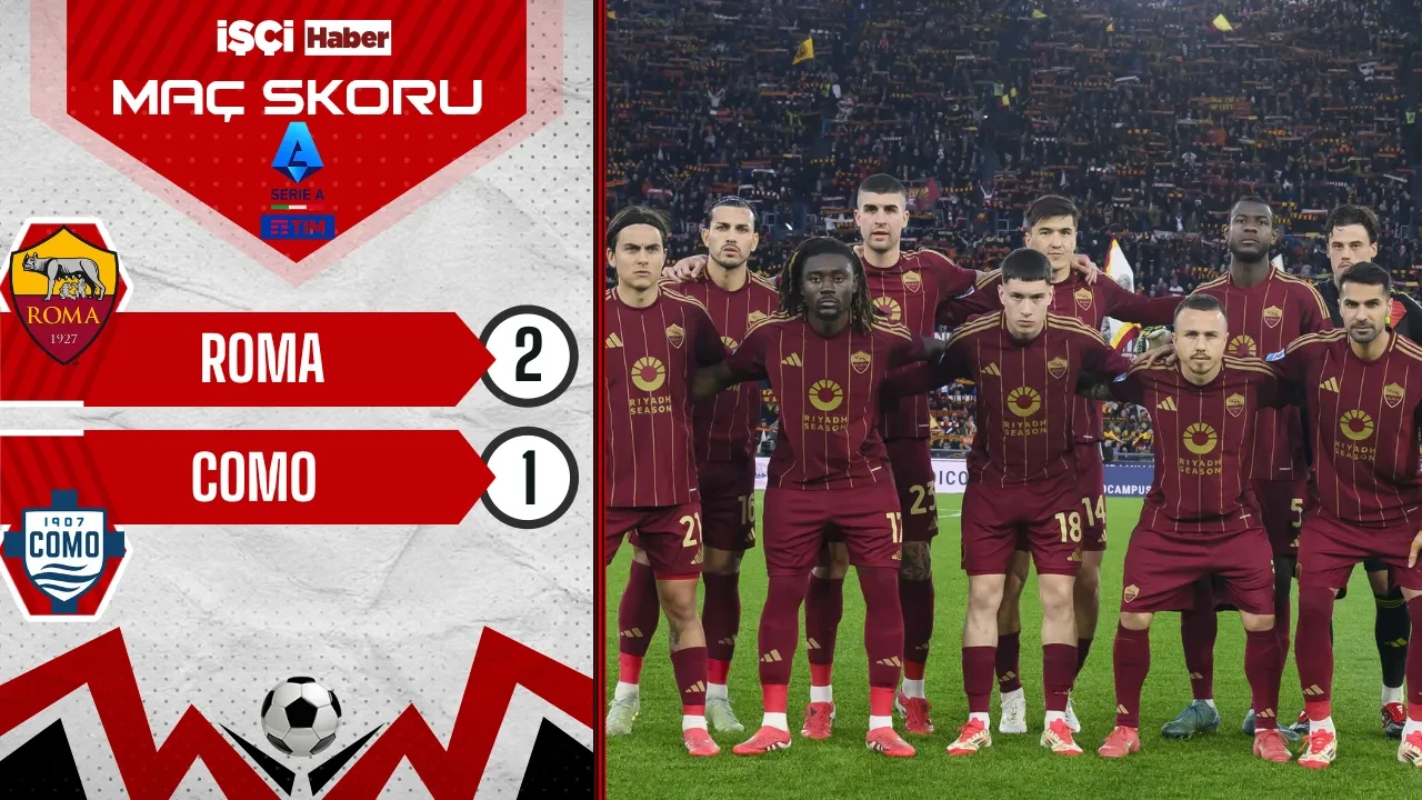 Roma, sahasında Como'yu 2-1 mağlup etti! Zeki Çelik asist yaptı