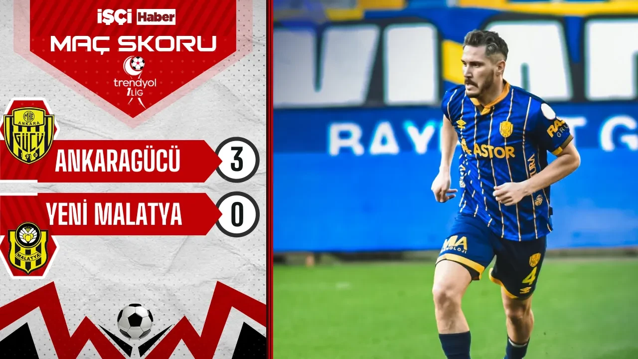 Ankaragücü, Yeni Malatyaspor karşısında 3 puanı 3 golle aldı