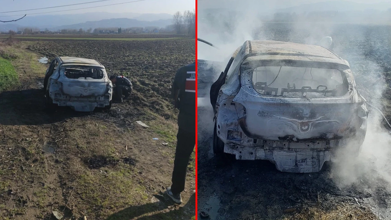 Sakarya'da intihar girişimi! Otomobilde kendini yaktı