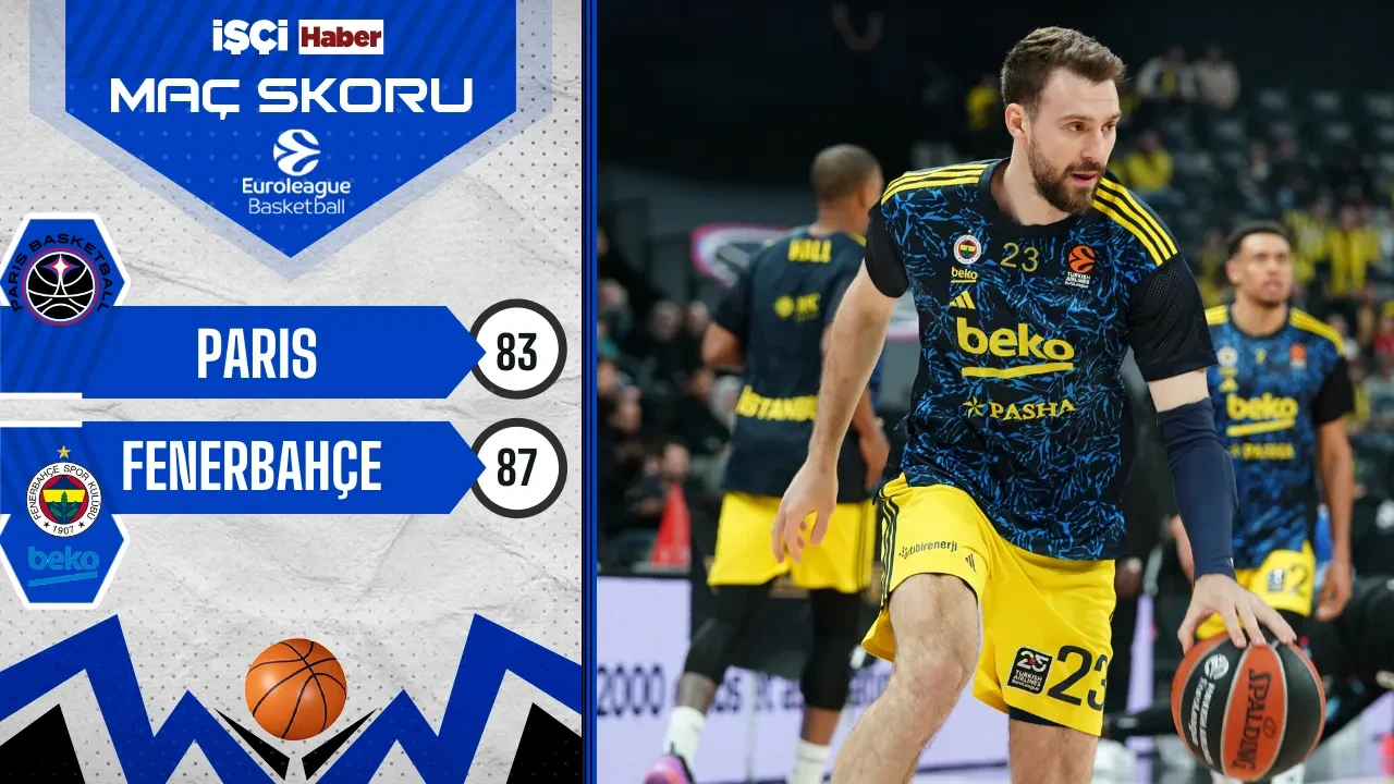 Fenerbahçe Beko, Paris deplasmanında 87-83 kazandı