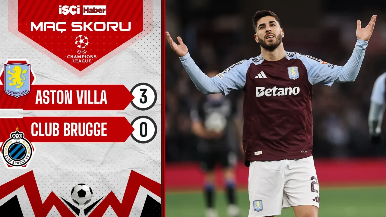 Aston Villa, Club Brugge engelini 3 golle geçti! Çeyrek final biletini kaptı