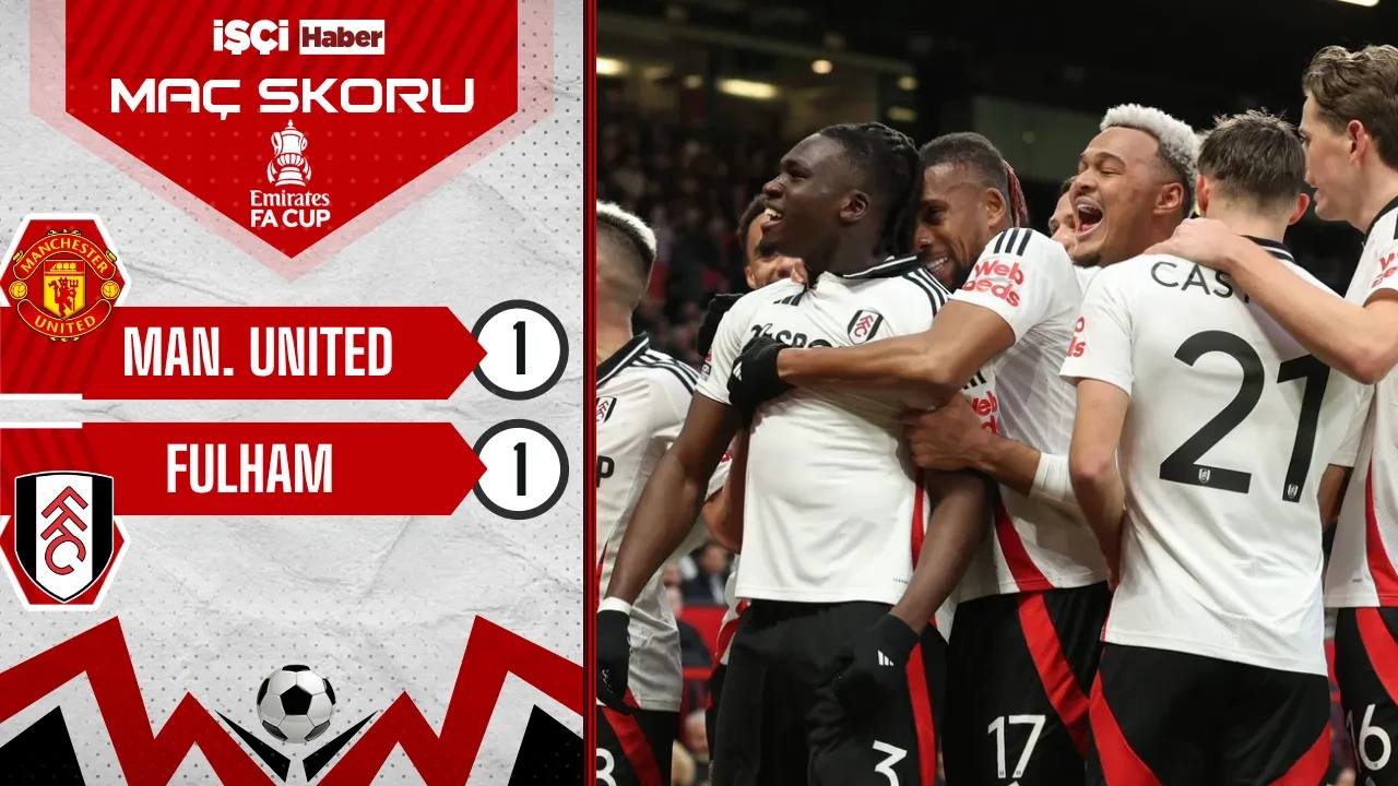 Manchester United, Fulham'a penaltılarla kaybetti! FA Cup'a veda etti