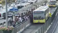 Ara tatil döneminde İstanbul’da metrobüs seferlerinde aksama yaşandı