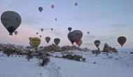 Kapadokya'da balonlar 6 günlük aranın ardından gökyüzüyle buluştu