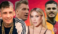 Wanda Nara'dan sevgilisi L-Gante ve eski eşi Maxi Lopez ile kafaları karıştıran poz!