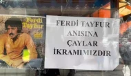 Rize'de Ferdi Tayfur hayrına çay dağıtıldı