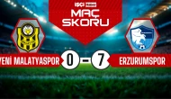 Erzurumspor, Yeni Malatyaspor deplasmanında 7-0 kazandı