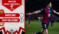 Barcelona, Rayo Vallecano engelini tek golle geçerek liderliğe yükseldi