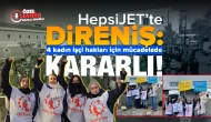 HepsiJET'te dört kadın işçi, hakları için mücadele ediyor!