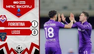 Fiorentina, Lecce engelini tek golle geçti