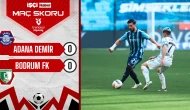 Adana Demirspor - Bodrum FK maçından gol sesi çıkmadı!