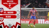 Atletico Madrid, Athletic Bilbao'yu 1-0 mağlup etti!