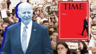 TIME dergisinden tarihi kapak: Biden gidiyor, Harris geliyor