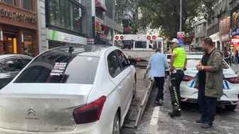 Abartı egzoza 7 bin 945 lira ceza! Trafikten men edildi