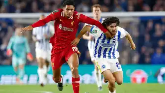 Ferdi Kadıoğlu ilk defa 11'de başladı! Brighton, Liverpool'a elendi