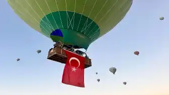 Kapadokya semalarında Cumhuriyet coşkusu!