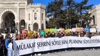 Mülakatta elenen atanamayan öğretmenlerden büyük protesto: Adalet istiyoruz!