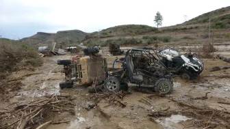 Sel suları ATV safari parkını vurdu: 40 ATV kayboldu, zarar 10 milyon lira!