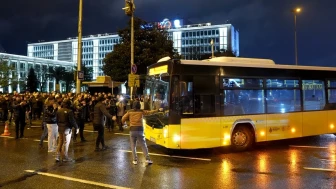 İETT'ye bağlı özel halk otobüsü sahiplerinden eylem: Ödemelerimizi istiyoruz