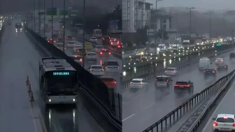 İstanbul’da yağmur trafiği felç etti: Yoğunluk yüzde 81’e ulaştı