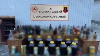 Erzincan'da sahte içki operasyonu: 5 şüpheli gözaltına alındı