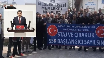 Meclis’te staj ve çıraklık mağdurları için destek çağrısı: Kanko, hak kaybının giderilmesini istedi