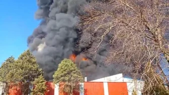 Kırklareli ’nde oyuncak fabrikasında yangın çıktı