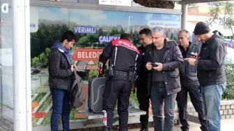 Aydın'da bir durakta bırakılan şüpheli valiz korku yarattı: Bomba imha ekibi sevk edildi!