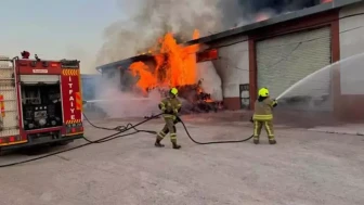 Bandırma'da korkutan yangın: 1 itfaiye eri yaralı