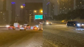 İstanbul'da kar yağışı gece de devam etti: trafik kazaları peş peşe geldi