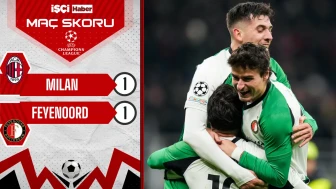 Feyenoord, Milan ile 1-1 berabere kalarak bir üst tura yükseldi