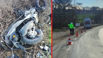 Kırklareli'de motosiklet tırla çarpıştı! 1 ölü