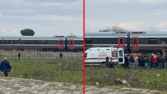 Manisa’da yolcu treni bir kişiye çarptı: Ağır yaralı