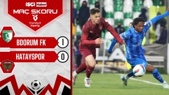 Bodrum FK, Hatayspor engelini tek golle geçti