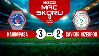 Kasımpaşa, Rizespor'u 3-2 mağlup etti