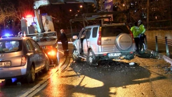 Sarıyer’de trafik kazası: 2 yaralı