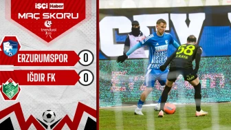 Erzurumspor ve Iğdır FK, 0-0 berabere kaldı