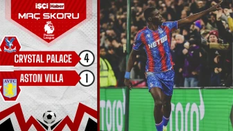 Crystal Palace, Aston Villa karşısında 3 puanı 4 golle aldı