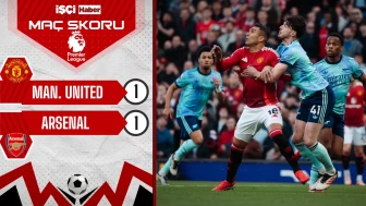 Manchester United ve Arsenal yenişemedi!