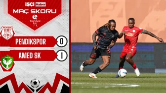 Amed SK, Pendikspor deplasmanında son dakikada kazandı